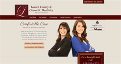 Desktop Screenshot of laniersmiles.com